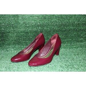 Lauren Ralph Lauren Hala Maroon Pumps Size 7 B 7B